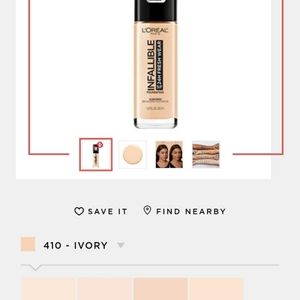 ⭐5/20; L'Oreal Infallible Foundation